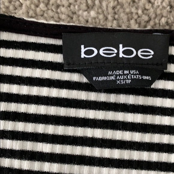 Bebe striped body suit - Picture 2 of 4
